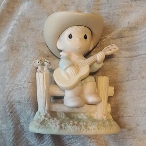 Hallelujah Country- Enesco Precious Moments Cowboy Figurine
